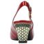 Back view of Mayetta Red Pearlized Patent