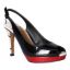 Front view of Onille BLACK/RED/WHITE PATENT