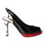 Right side view of Onille BLACK/RED/WHITE PATENT