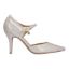 Right side view of Siona TAUPE PATENT/MESH