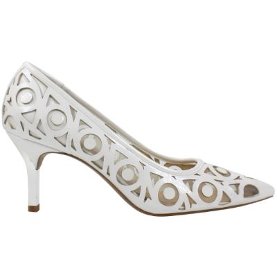 Right side view of Jameena WHITE PEARL PATENT